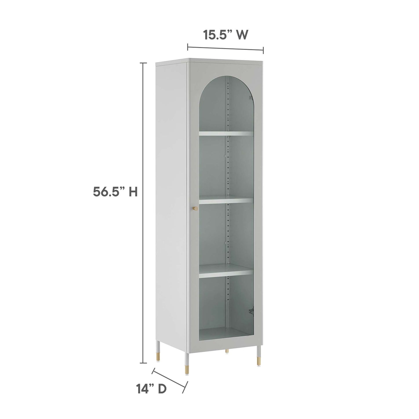 Archway 16" Storage Cabinet by Modway EEI-6219-LGR