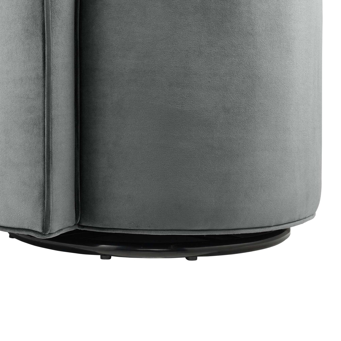 Della Performance Velvet Fabric Swivel Chair by Modway