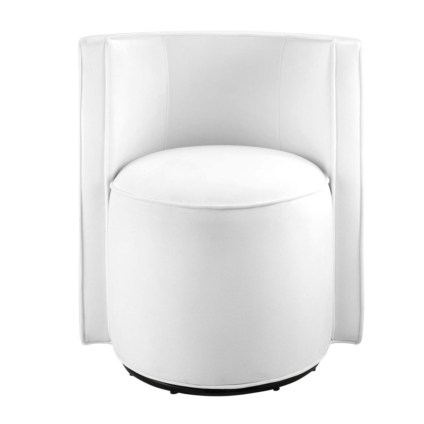Della Performance Velvet Fabric Swivel Chair by Modway EEI-6222-WHI