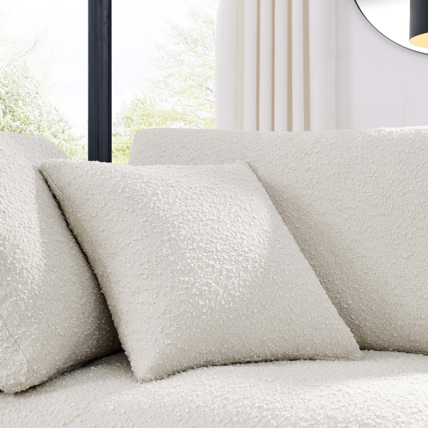 Commix Down Filled Overstuffed Boucle Fabric Corner Chair by Modway