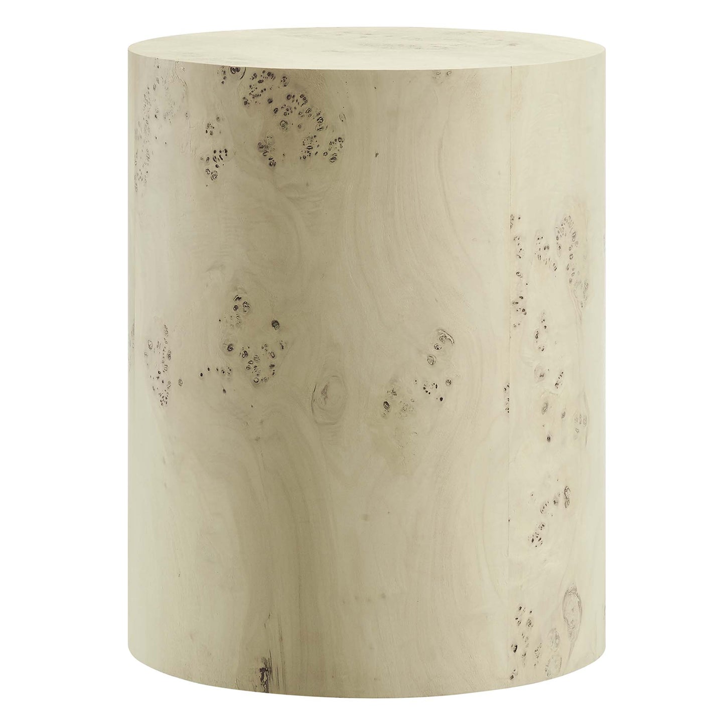 Cosmos 16" Round Burl Wood Side Table by Modway EEI-6271-BLB