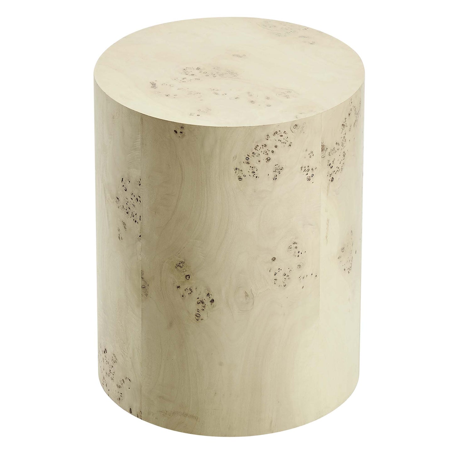Cosmos 16" Round Burl Wood Side Table by Modway EEI-6271-BLB
