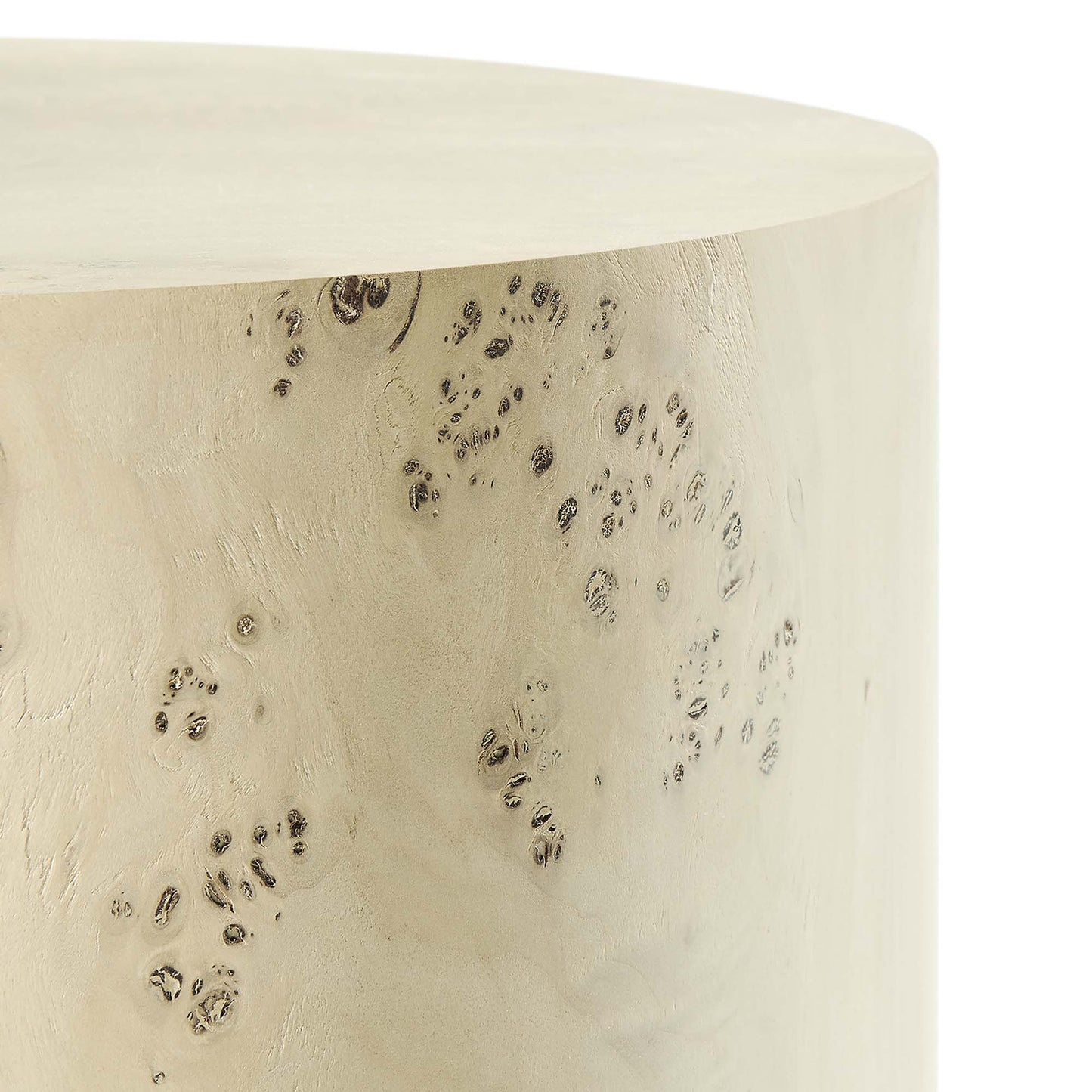 Cosmos 16" Round Burl Wood Side Table by Modway EEI-6271-BLB