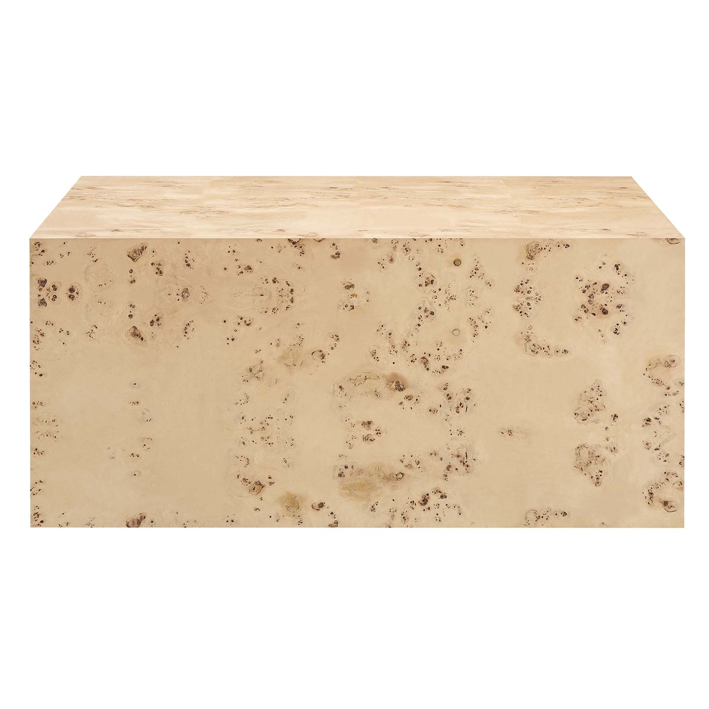 Cosmos 36" Square Burl Wood Coffee Table by Modway EEI-6272-NAB
