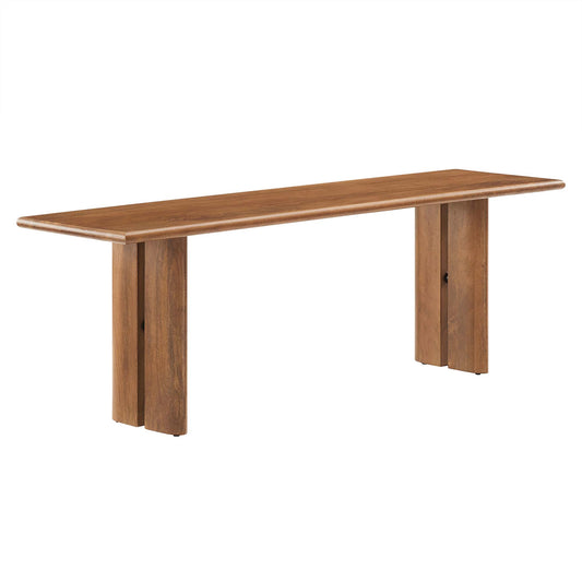 Amistad 58" Wood Bench by Modway EEI-6344-WAL