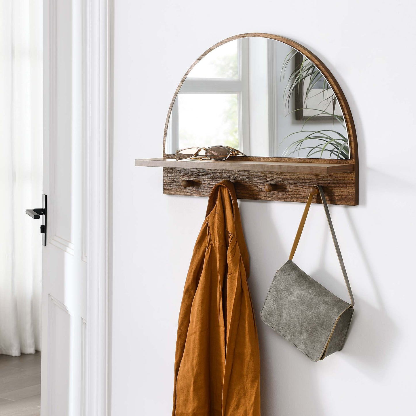 Moonbeam Arched Mirror by Modway EEI-6350-WAL