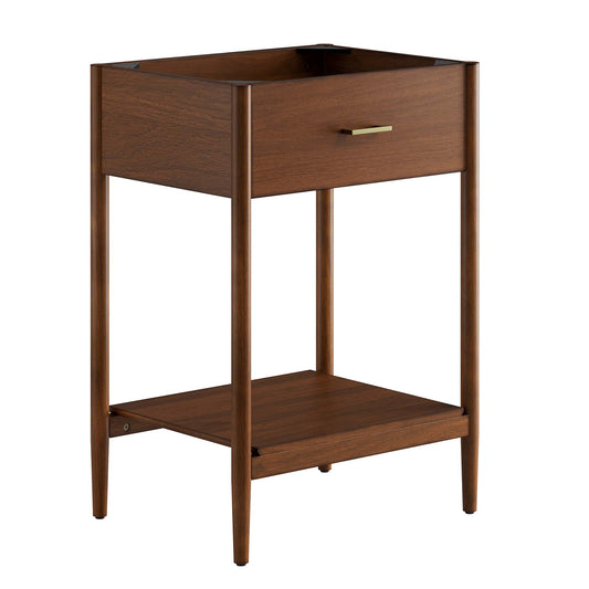 Zaire 24" Bathroom Vanity Cabinet (Sink Basin Not Included) by Modway EEI-6352-WAL