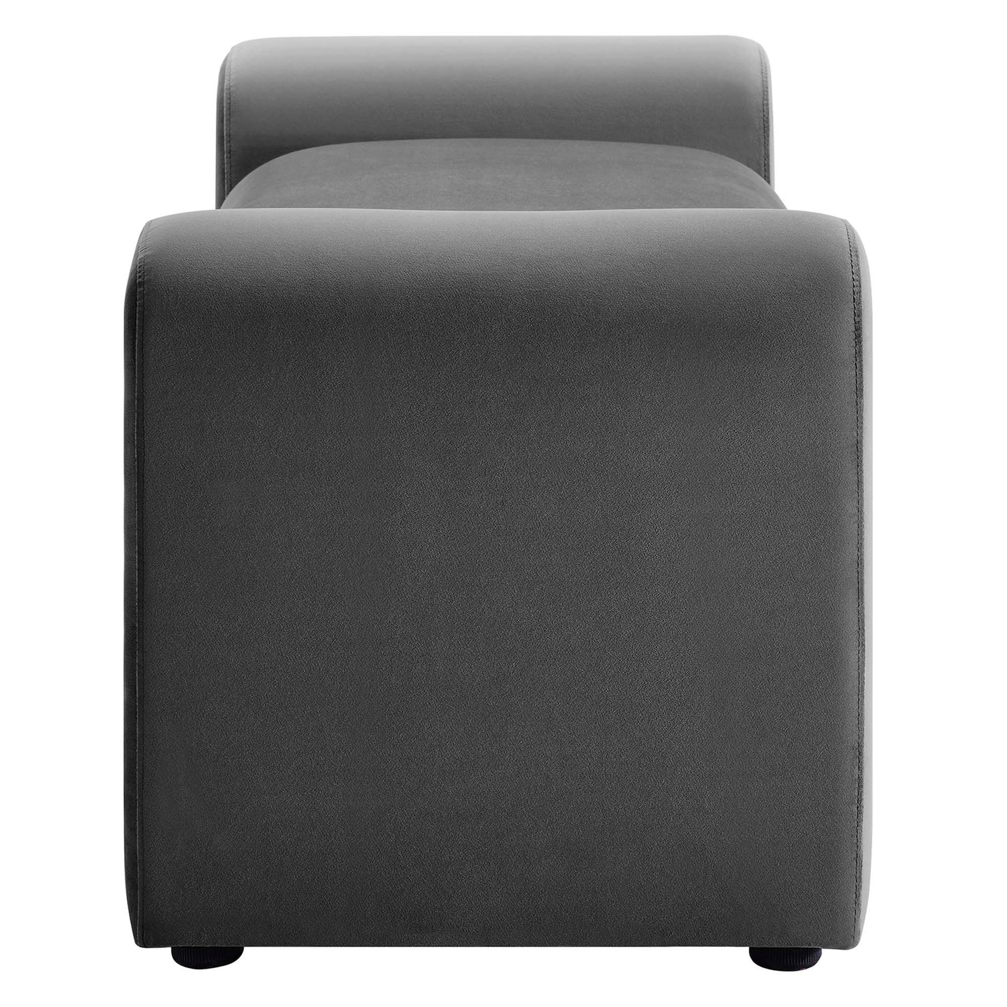 Waverly Performance Velvet Bench by Modway EEI-6380-GRY