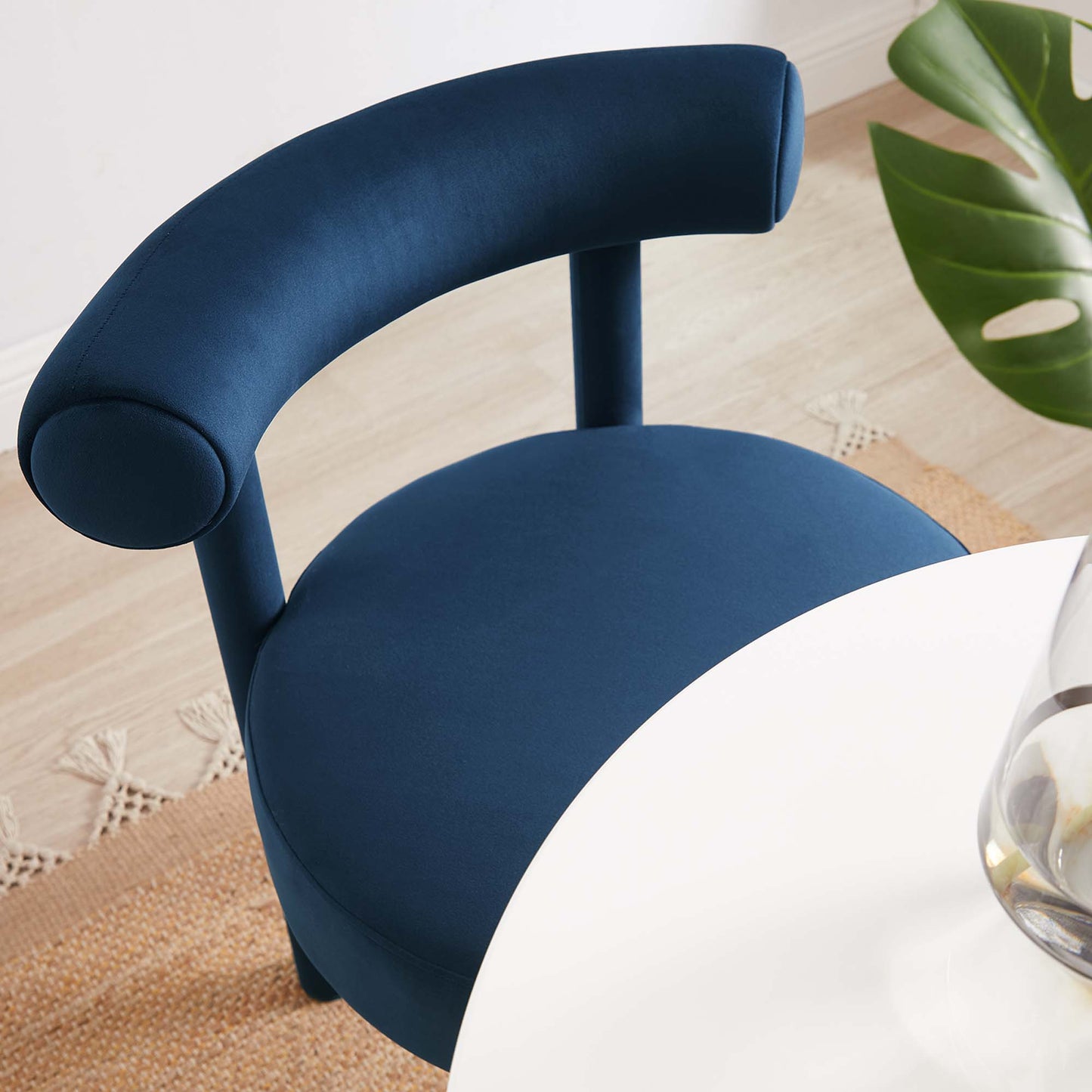 Toulouse Performance Velvet Dining Chair by Modway EEI-6388-MID