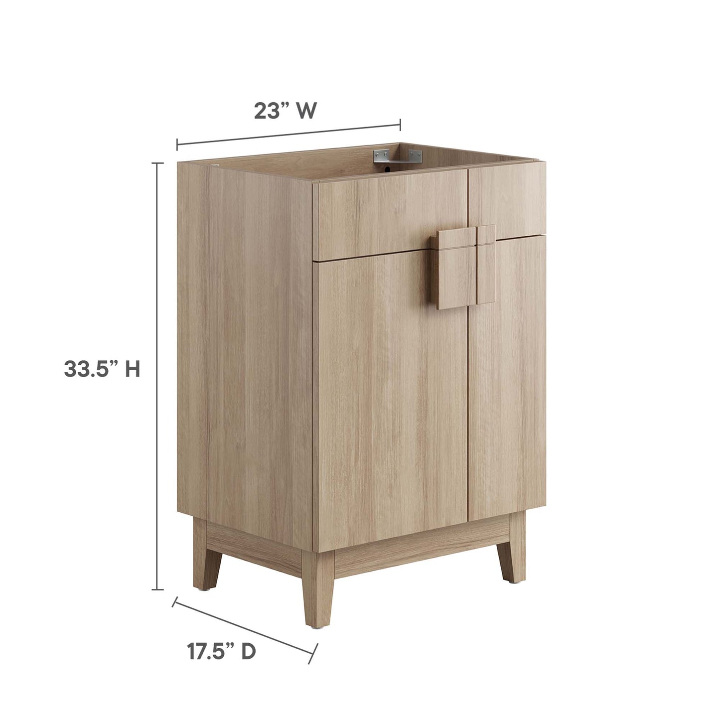 Miles 24" Bathroom Vanity Cabinet (Sink Basin Not Included) by Modway