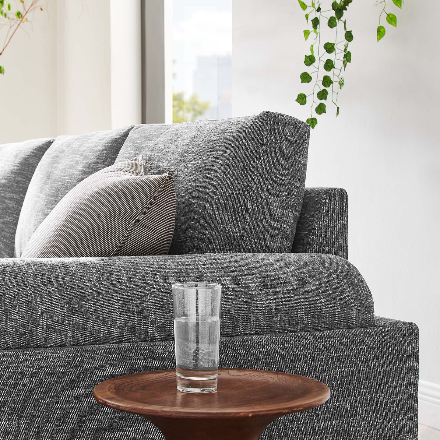 Oasis Upholstered Fabric Sofa by Modway EEI-6401-GRY