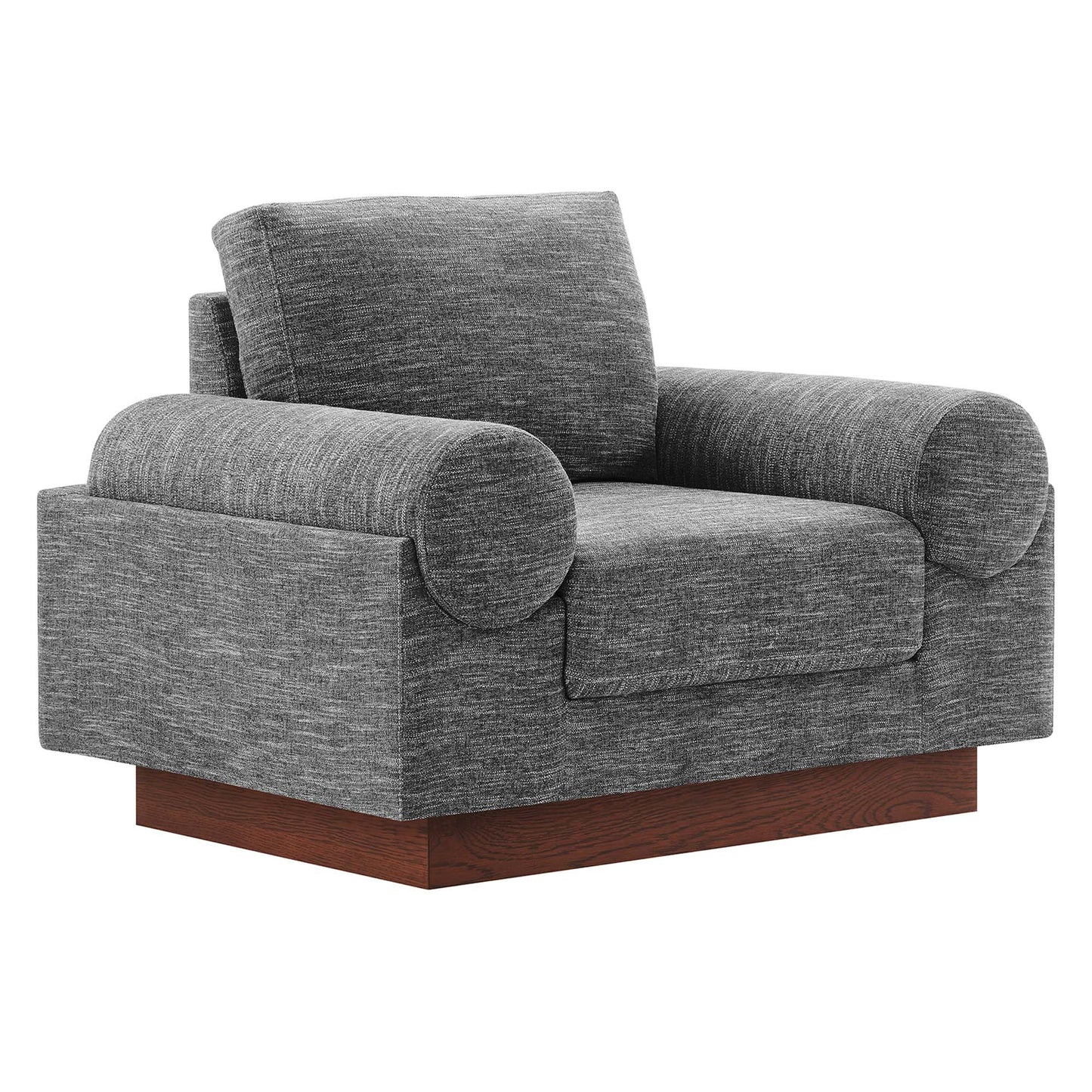 Oasis Upholstered Fabric Armchair by Modway EEI-6402-GRY