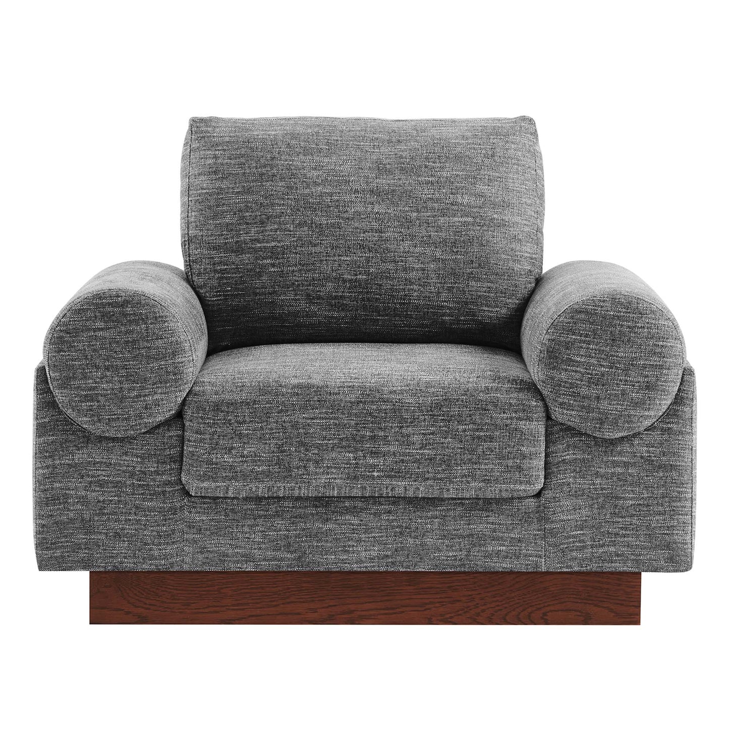 Oasis Upholstered Fabric Armchair by Modway EEI-6402-GRY