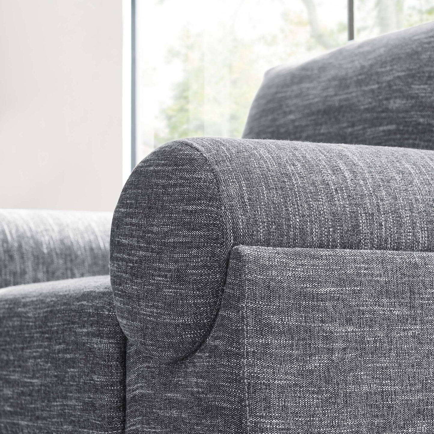 Oasis Upholstered Fabric Armchair by Modway EEI-6402-GRY