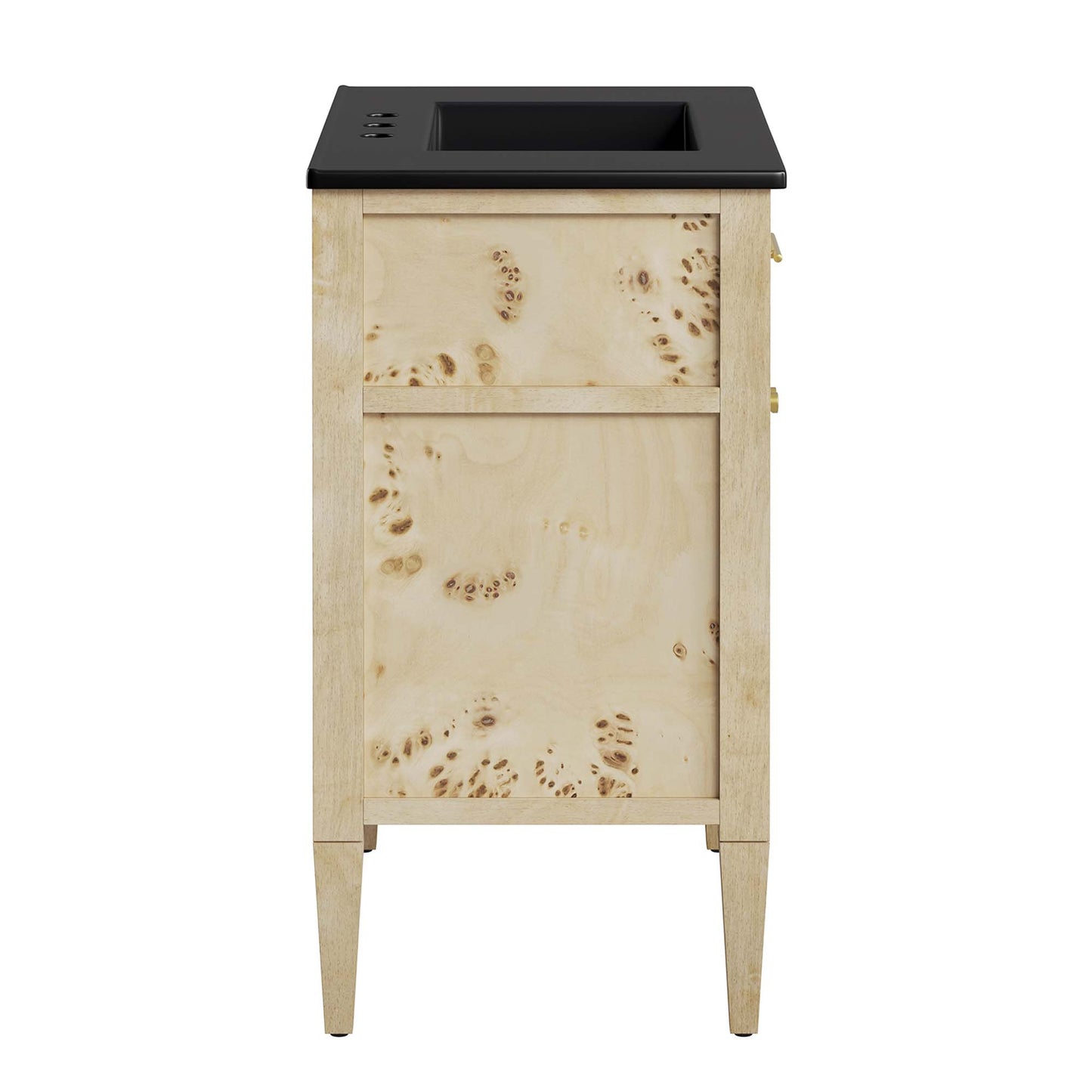 Elysian 30" Wood Bathroom Vanity by Modway EEI-6445-BLK-BUR