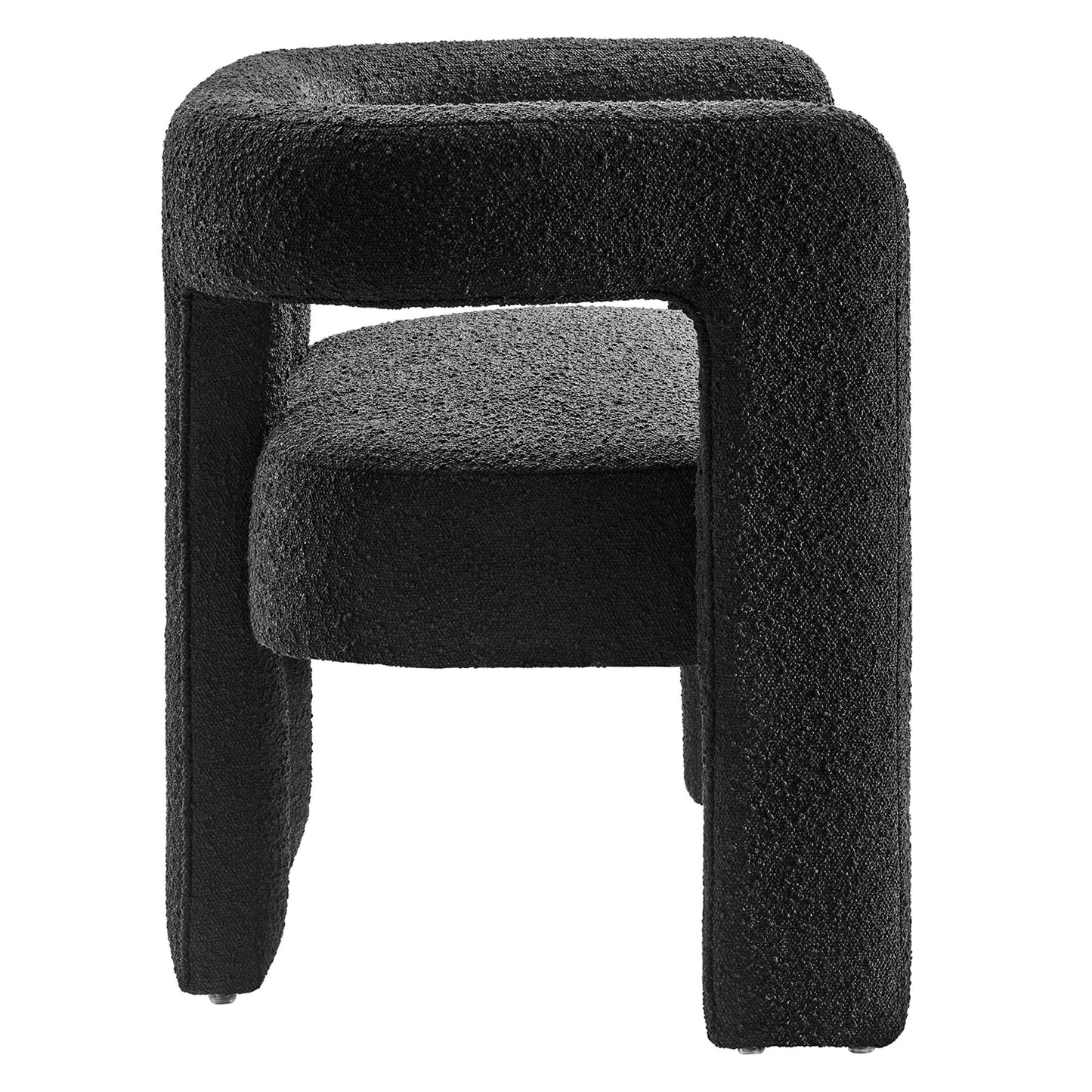Kayla Boucle Upholstered Loveseat by Modway EEI-6477-BLK
