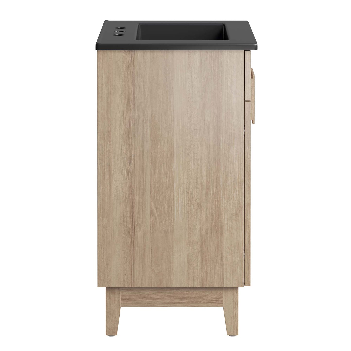 Miles 24” Bathroom Vanity by Modway EEI-6483-BLK-OAK