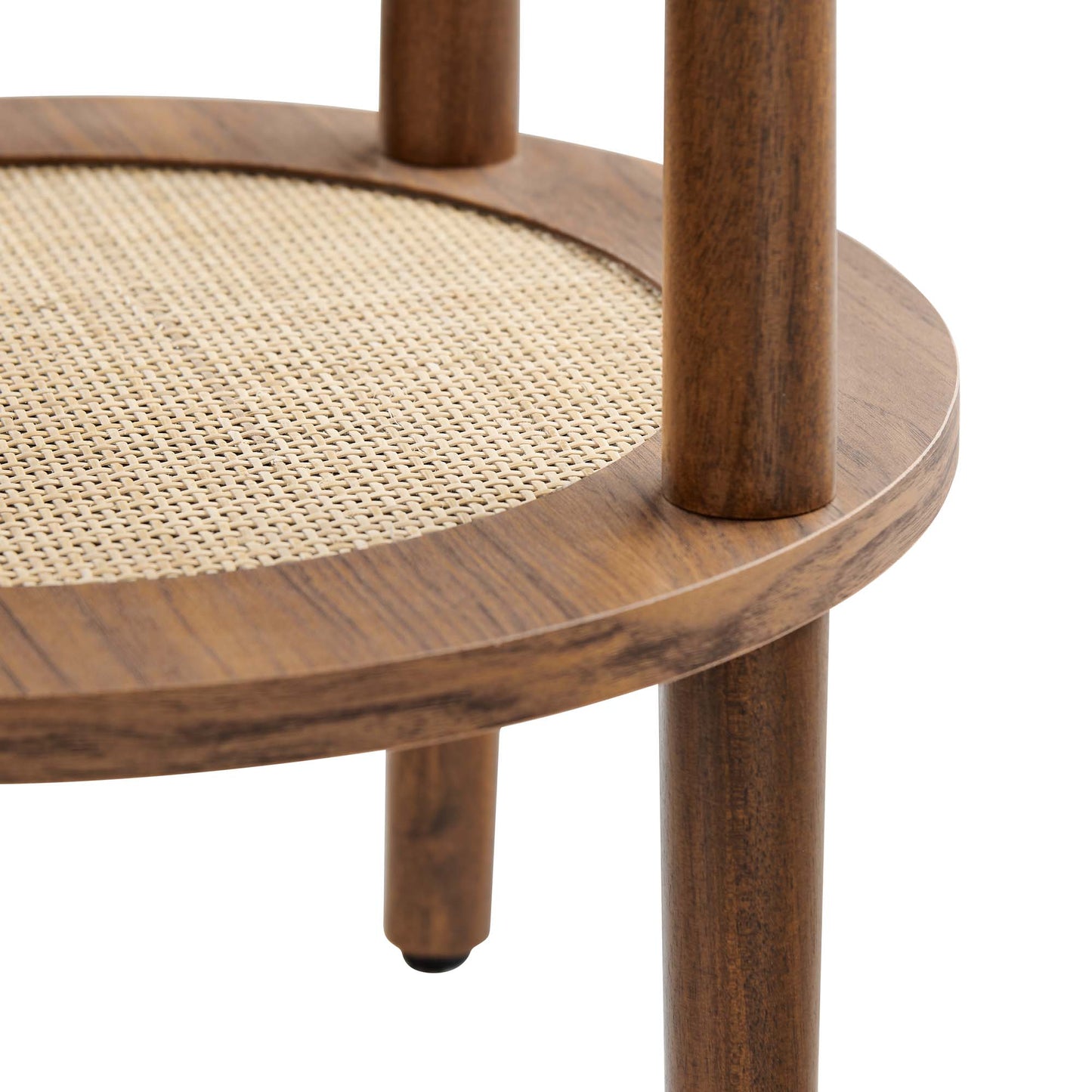 Torus Round Side Table by Modway EEI-6527-WAL