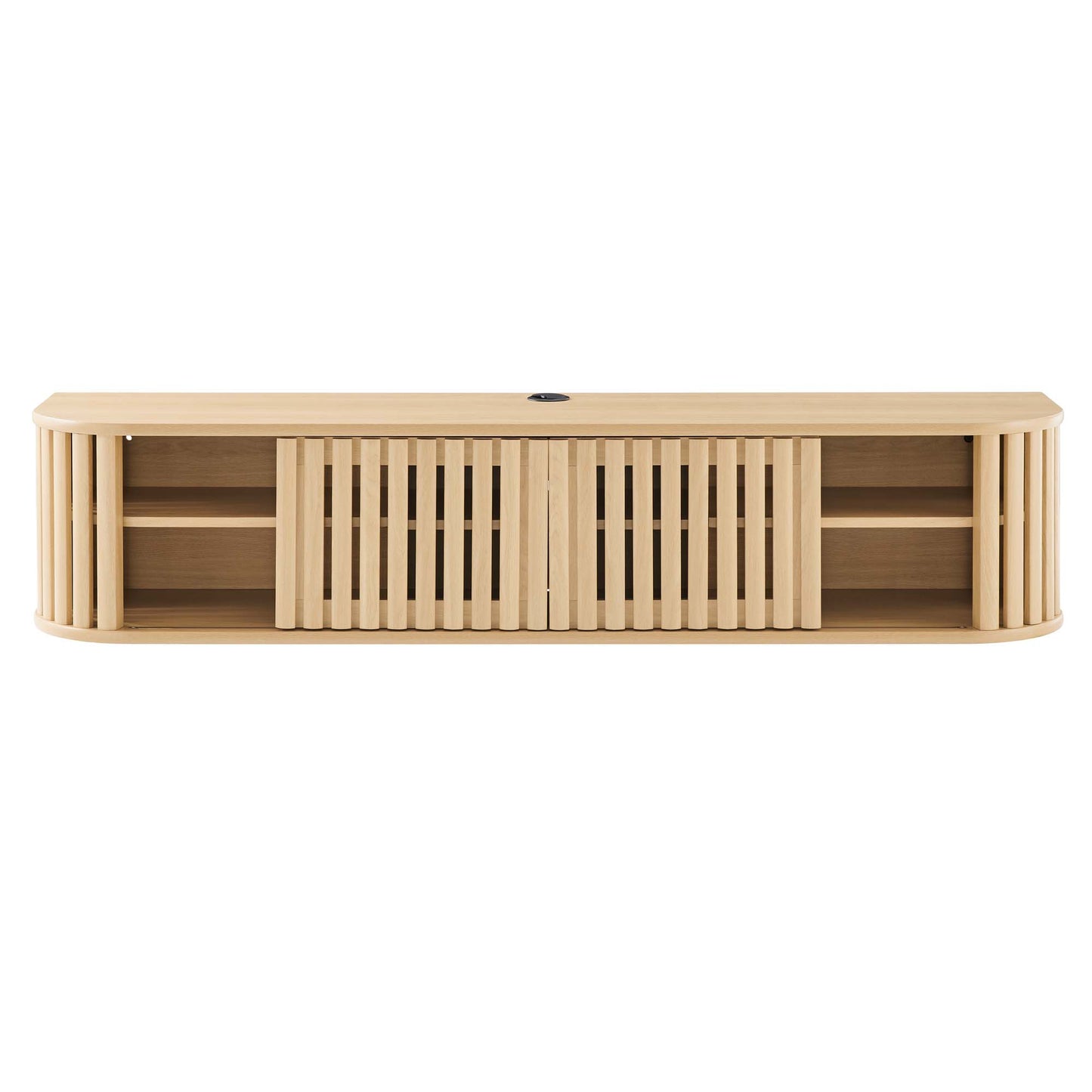 Fortitude 63" Wall-Mounted TV Stand by Modway EEI-6528-OAK