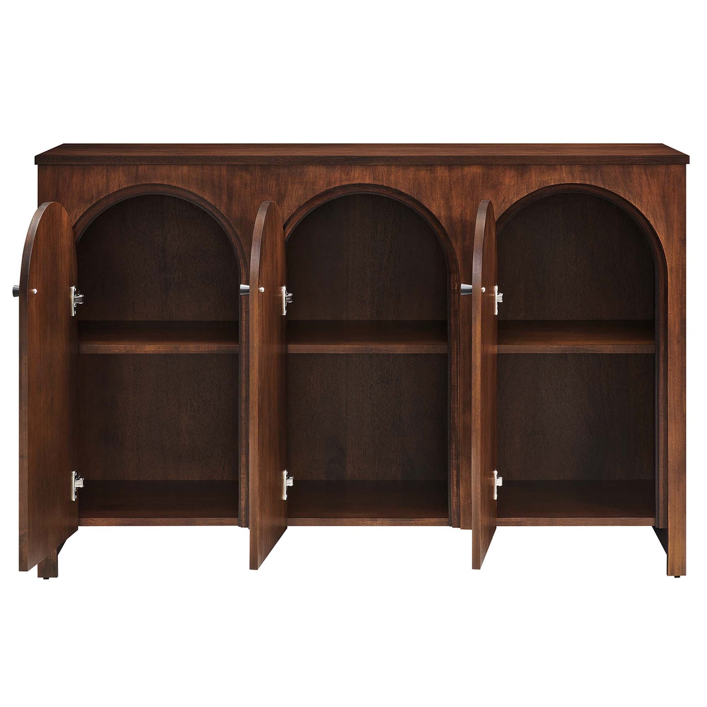 Appia 3-Door Arched Door Sideboard Storage Cabinet by Modway EEI-6536-WAL