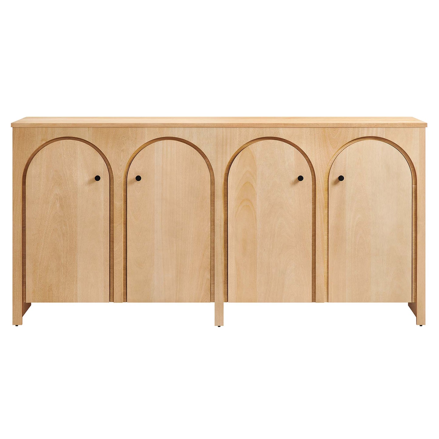 Appia Wood Grain 4-Door Sideboard Storage Cabinet by Modway EEI-6538-OAK