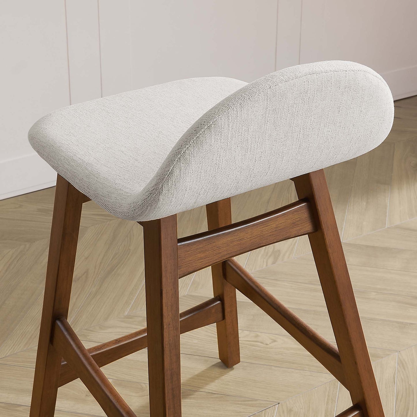 Juno Wood Counter Stool Set of 2 by Modway EEI-6555-HEI