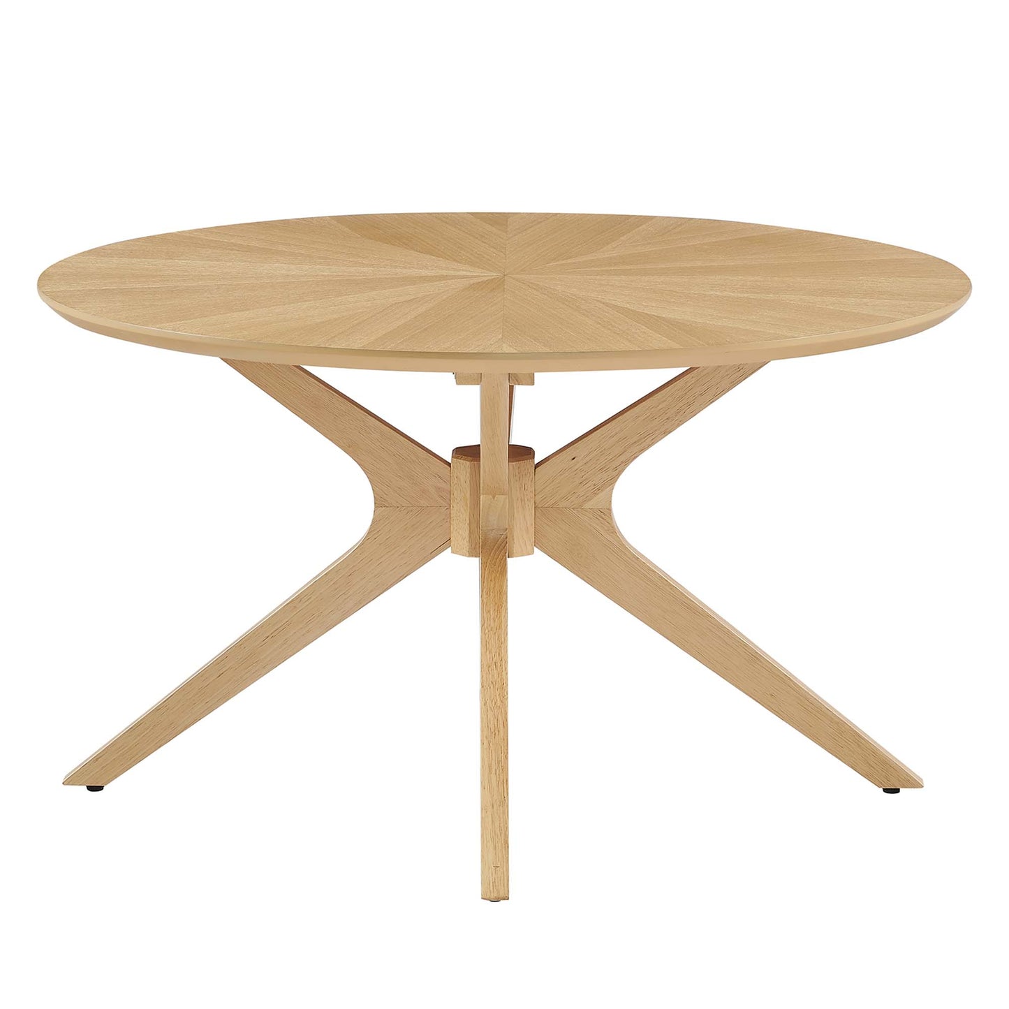 Crossroads Round Wood Coffee Table by Modway EEI-6557-OAK