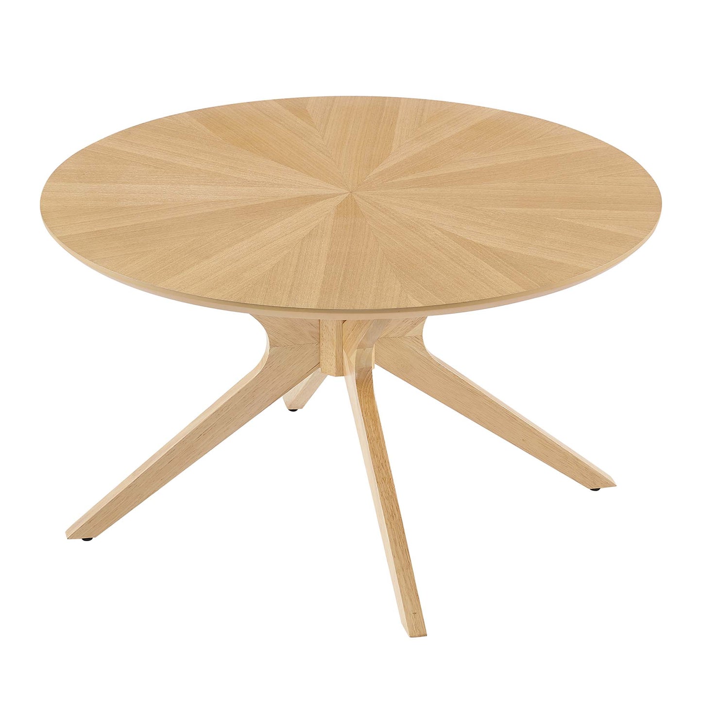 Crossroads Round Wood Coffee Table by Modway EEI-6557-OAK