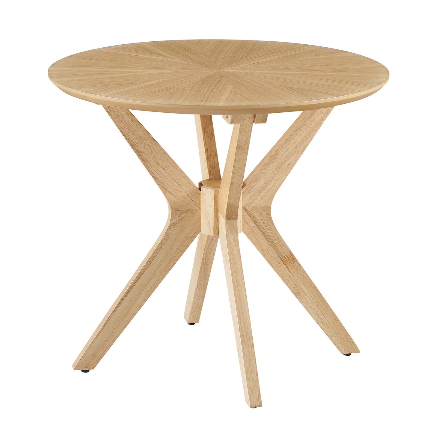 Crossroads 24” Round Wood Side Table by Modway EEI-6558-OAK
