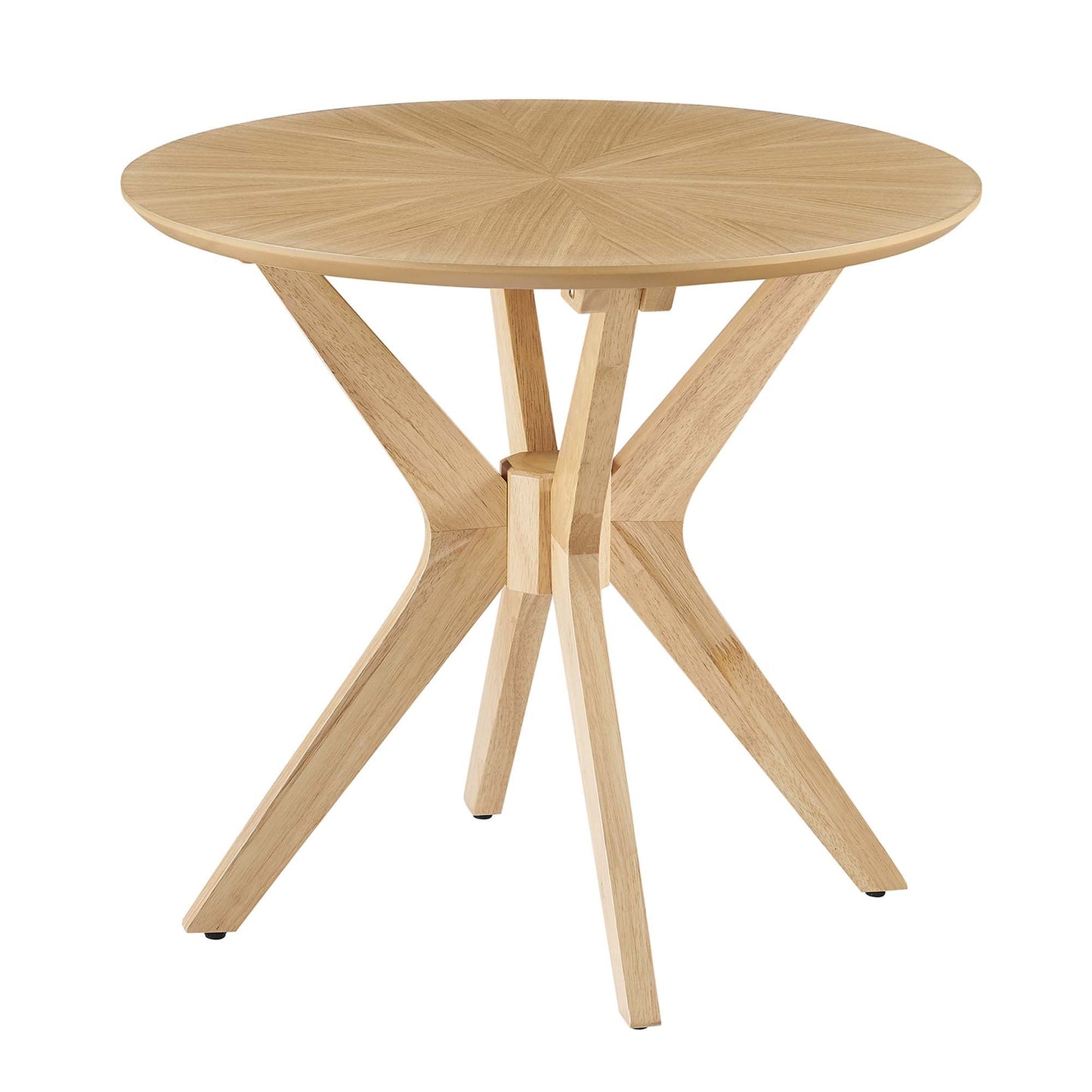Crossroads 24" Round Wood Side Table by Modway