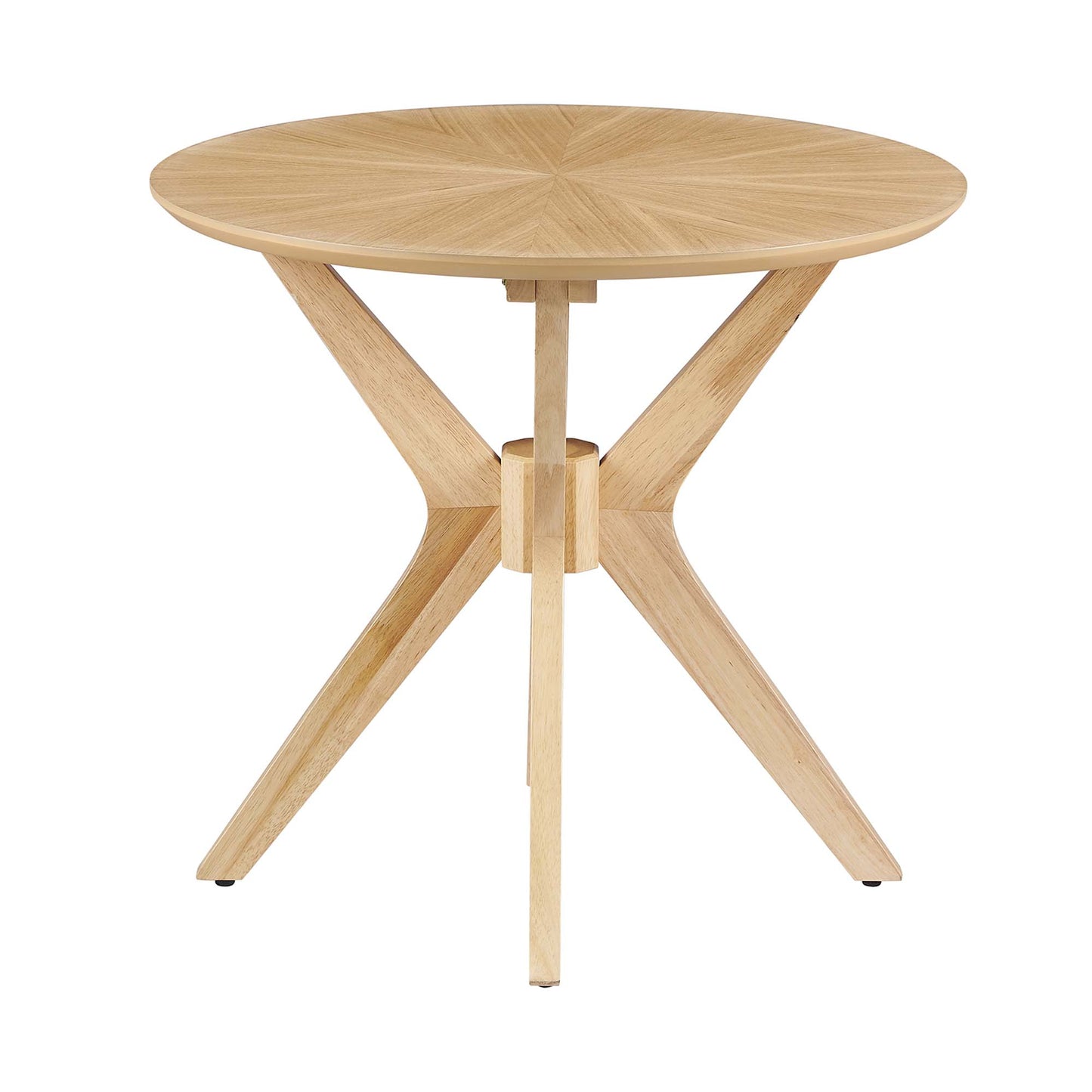 Crossroads 24” Round Wood Side Table by Modway EEI-6558-OAK