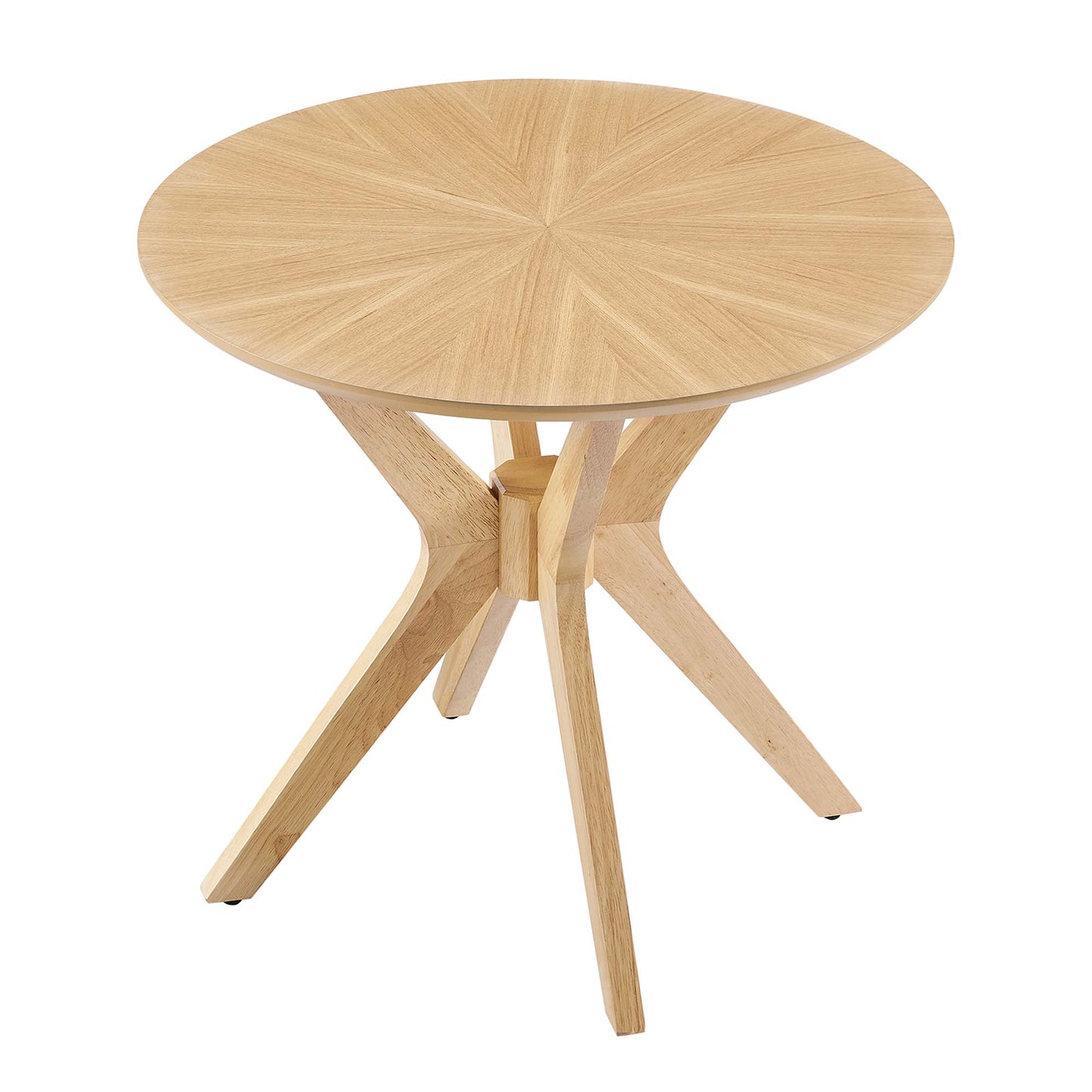 Crossroads 24” Round Wood Side Table by Modway EEI-6558-OAK