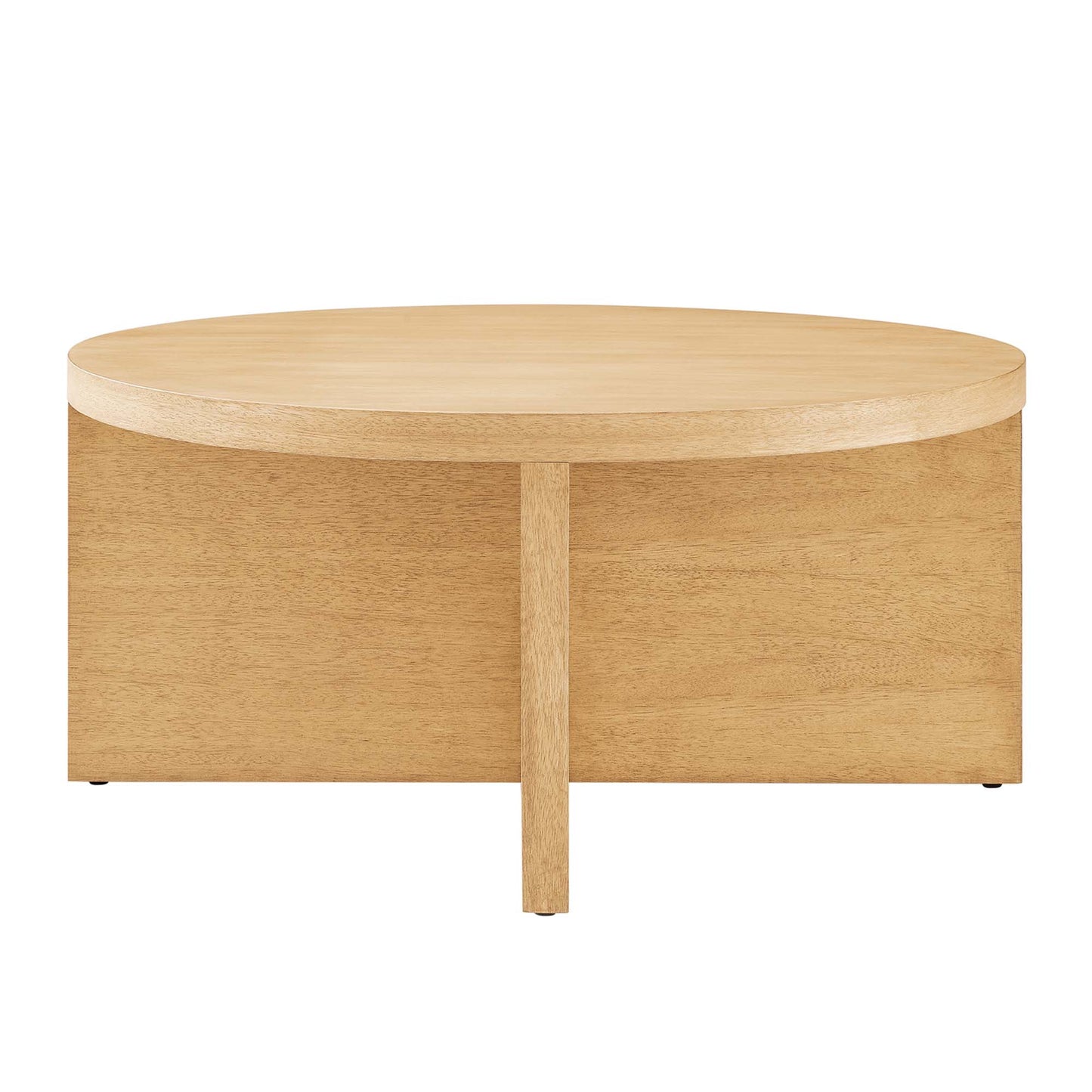 Silas Round Wood Coffee Table by Modway
