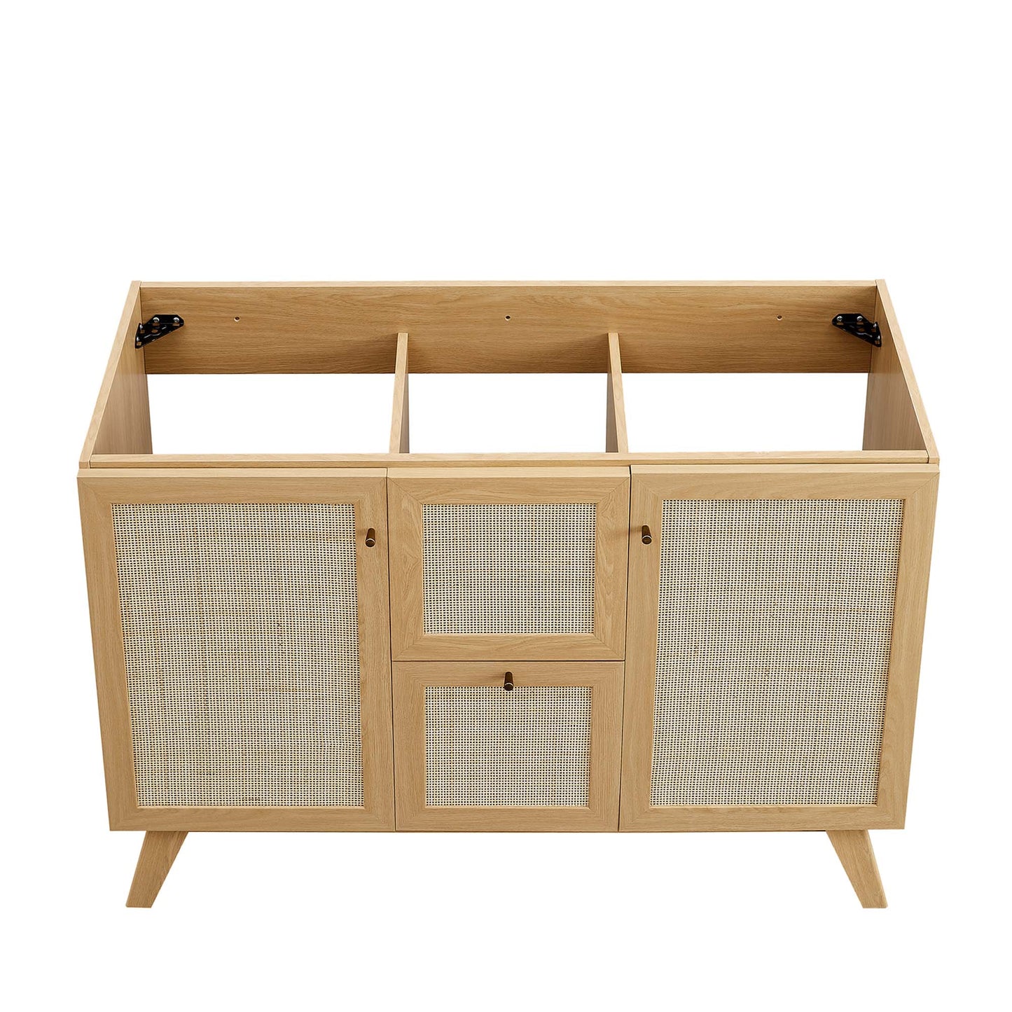 Soma 48” Single or Double Sink Compatible Bathroom Vanity Cabinet (Sink Basin Not Included) by Modway EEI-6589-OAK