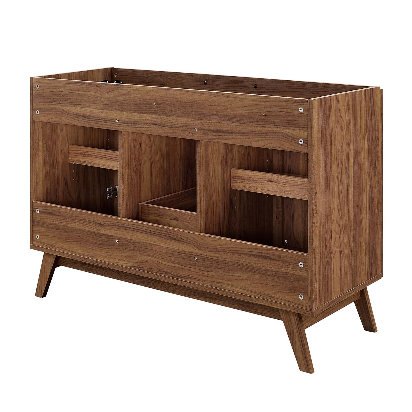 Soma 48” Single or Double Sink Compatible Bathroom Vanity Cabinet (Sink Basin Not Included) by Modway EEI-6589-WAL
