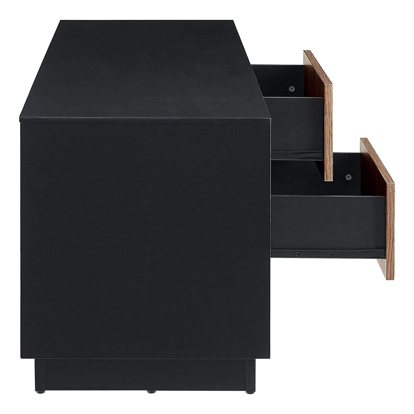 Holden 63” TV Stand by Modway EEI-6598-BLK-WAL