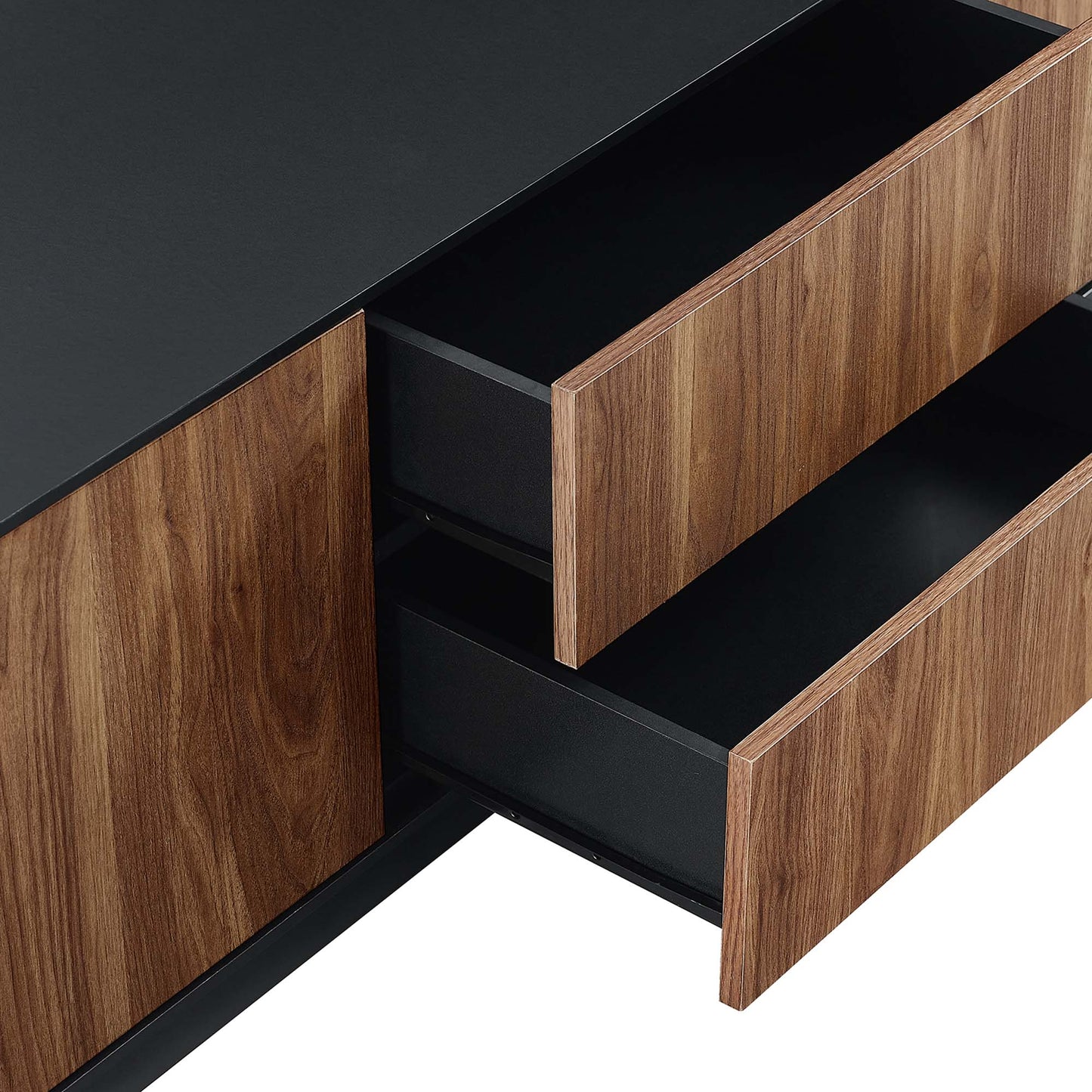 Holden 63” TV Stand by Modway EEI-6598-BLK-WAL