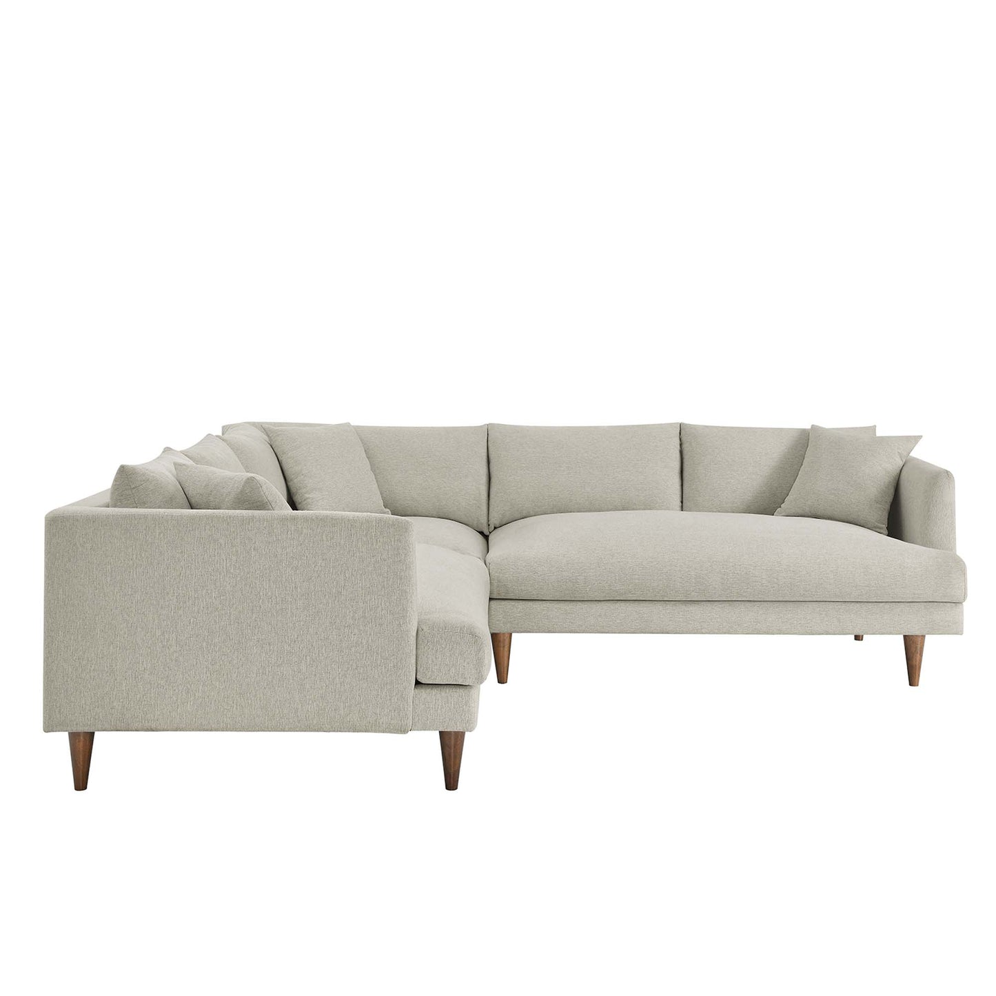 Zoya 3 Piece Down Filled Overstuffed Sectional Sofa by Modway EEI-6613-HEI