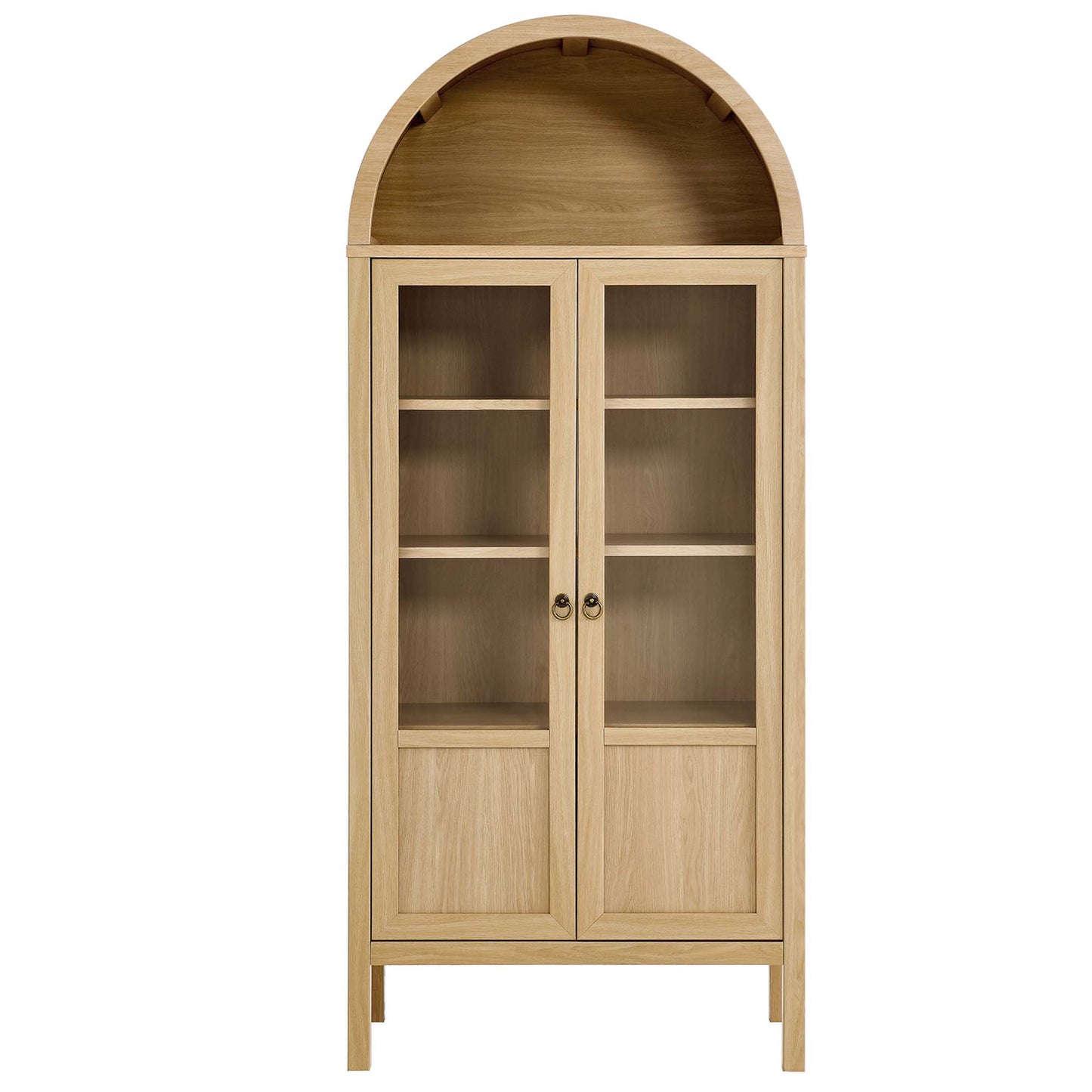 Tessa Tall Arched Storage Display Cabinet by Modway EEI-6638-OAK