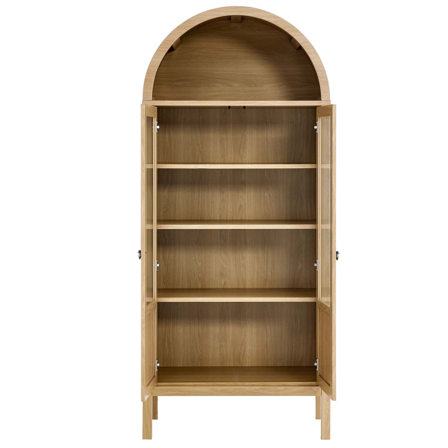 Tessa Tall Arched Storage Display Cabinet by Modway EEI-6638-OAK