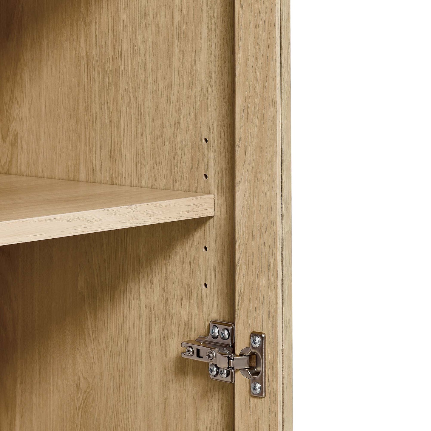 Tessa Tall Arched Storage Display Cabinet by Modway EEI-6638-OAK
