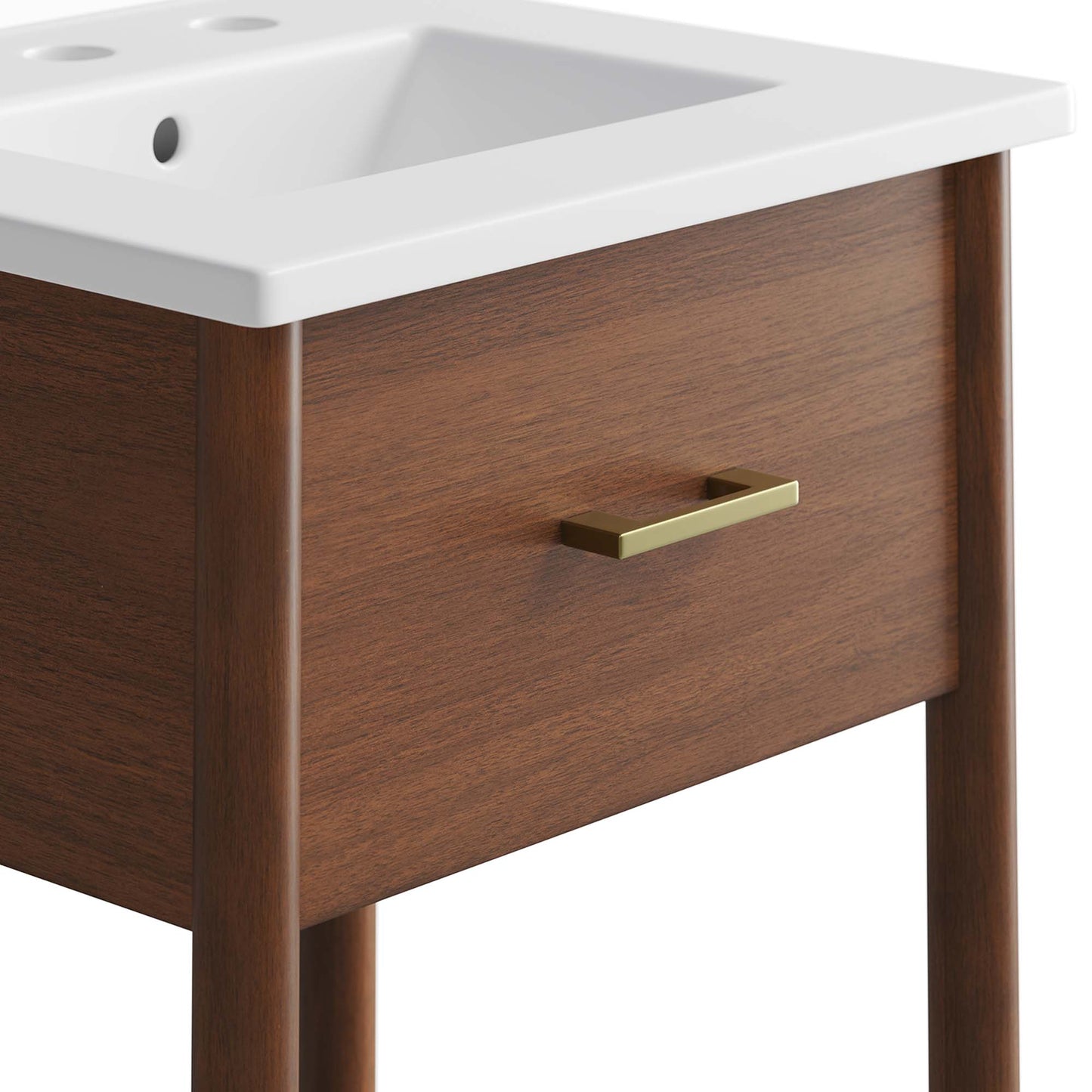 Zaire 18" Bathroom Vanity by Modway EEI-6658-WAL-WHI