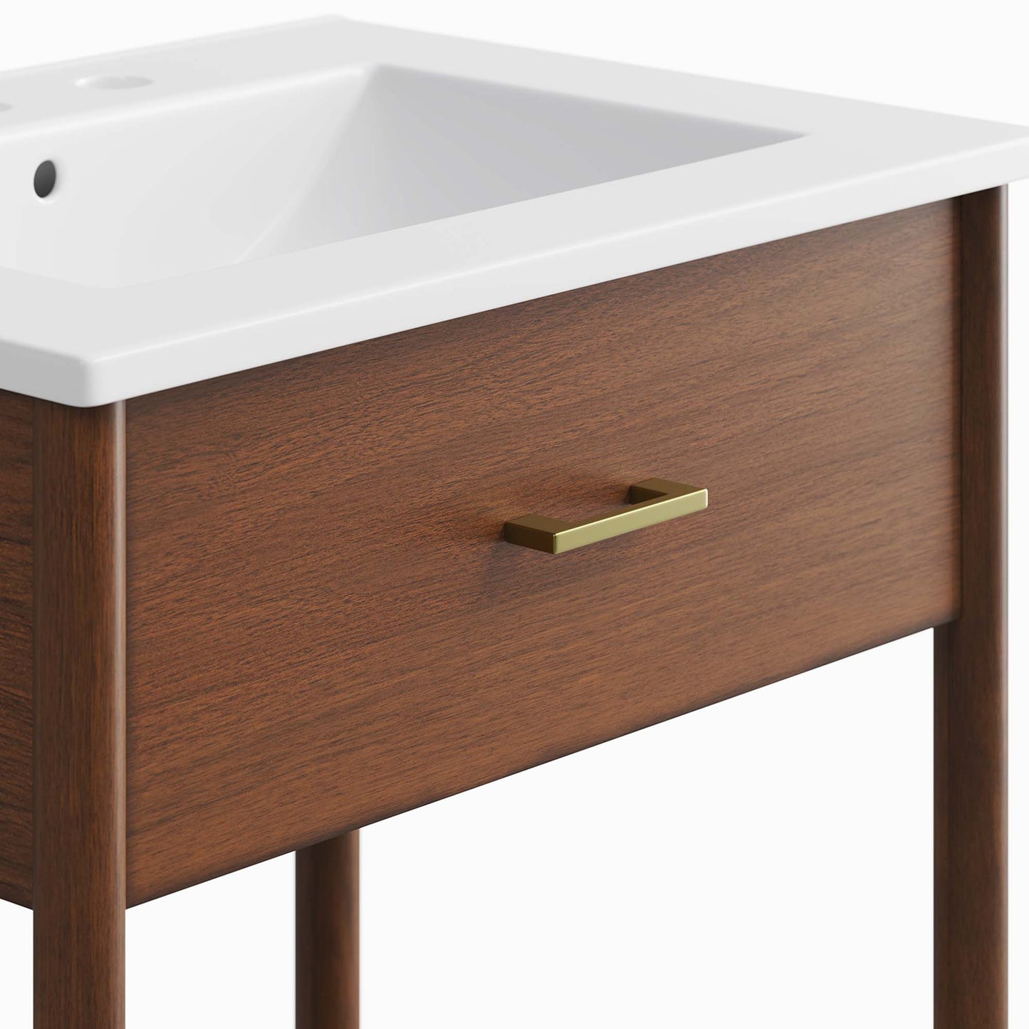 Zaire 24" Bathroom Vanity by Modway EEI-6660-WAL-WHI