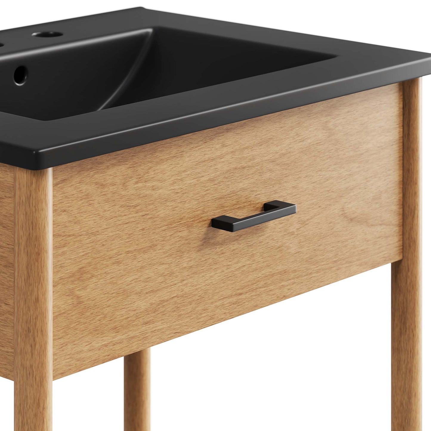 Zaire 24" Bathroom Vanity by Modway EEI-6661-NAT-BLK