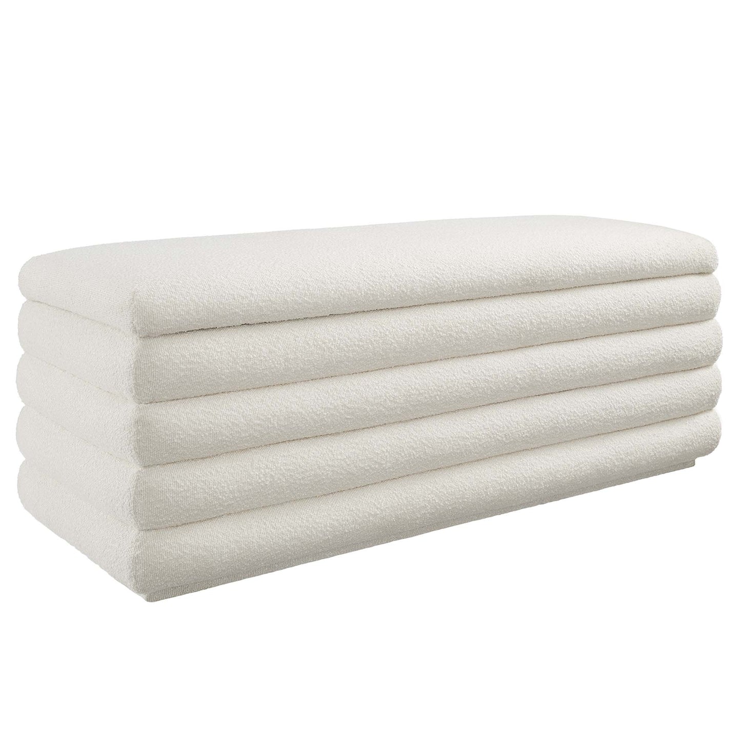 Mezzo Boucle Upholstered Storage Bench by Modway EEI-6665-CLO