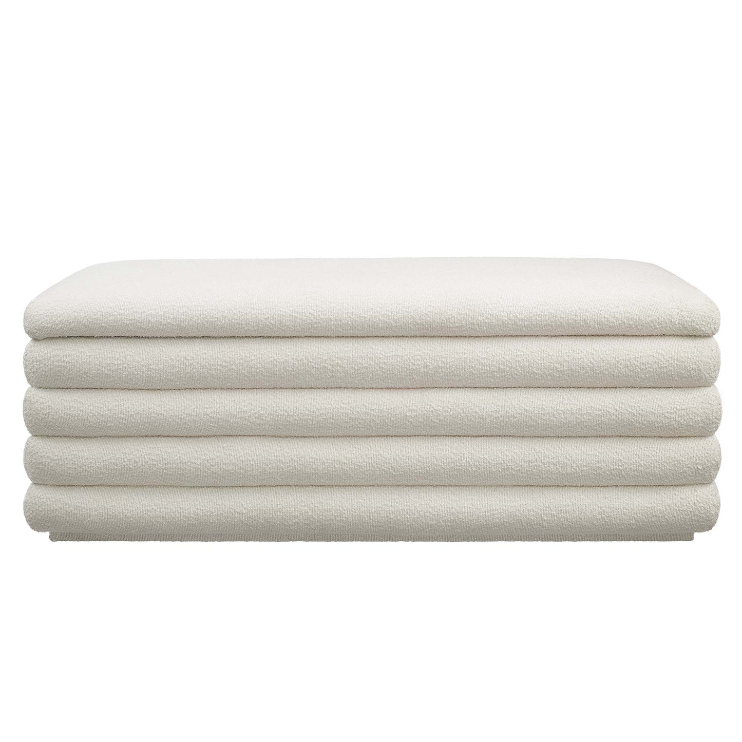 Mezzo Boucle Upholstered Storage Bench by Modway EEI-6665-CLO