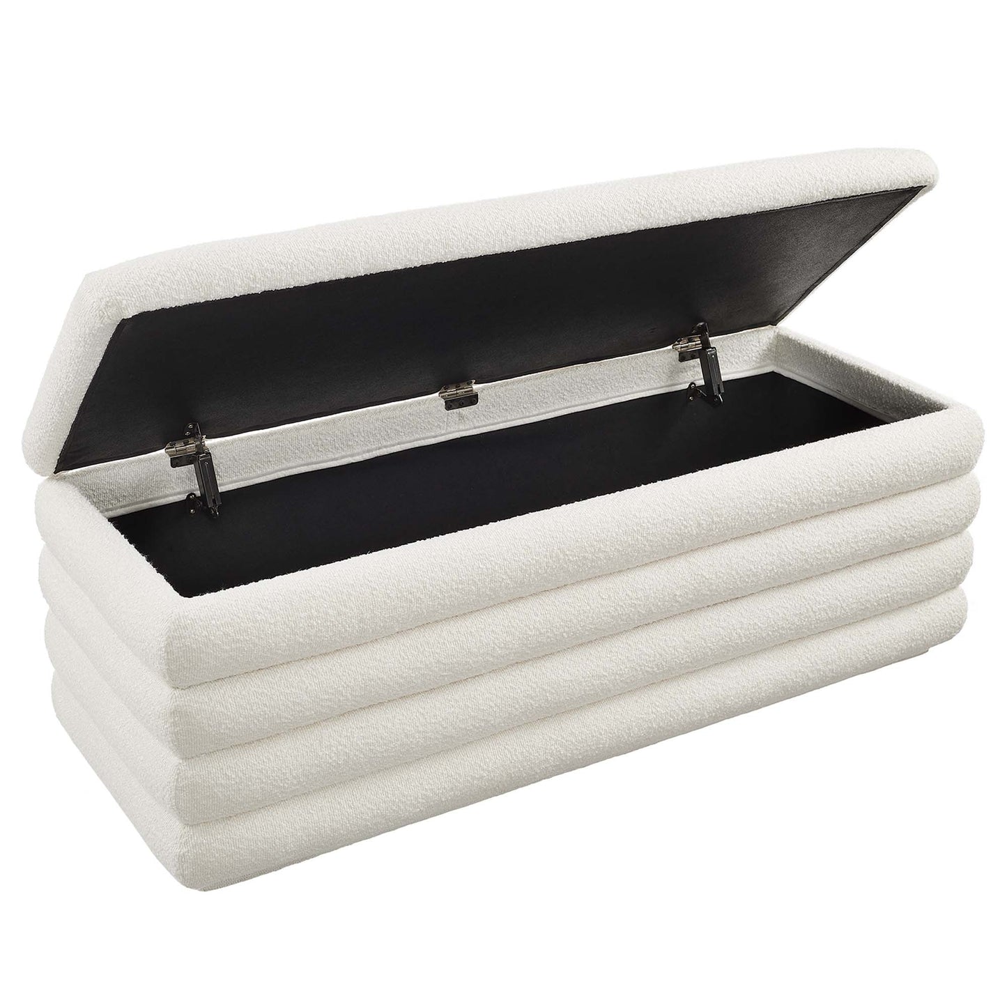 Mezzo Boucle Upholstered Storage Bench by Modway EEI-6665-CLO