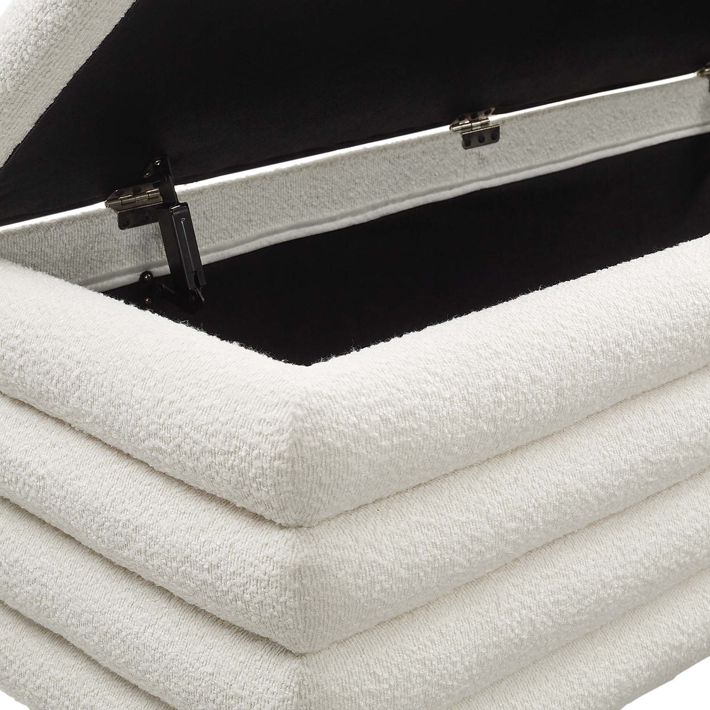 Mezzo Boucle Upholstered Storage Bench by Modway EEI-6665-CLO