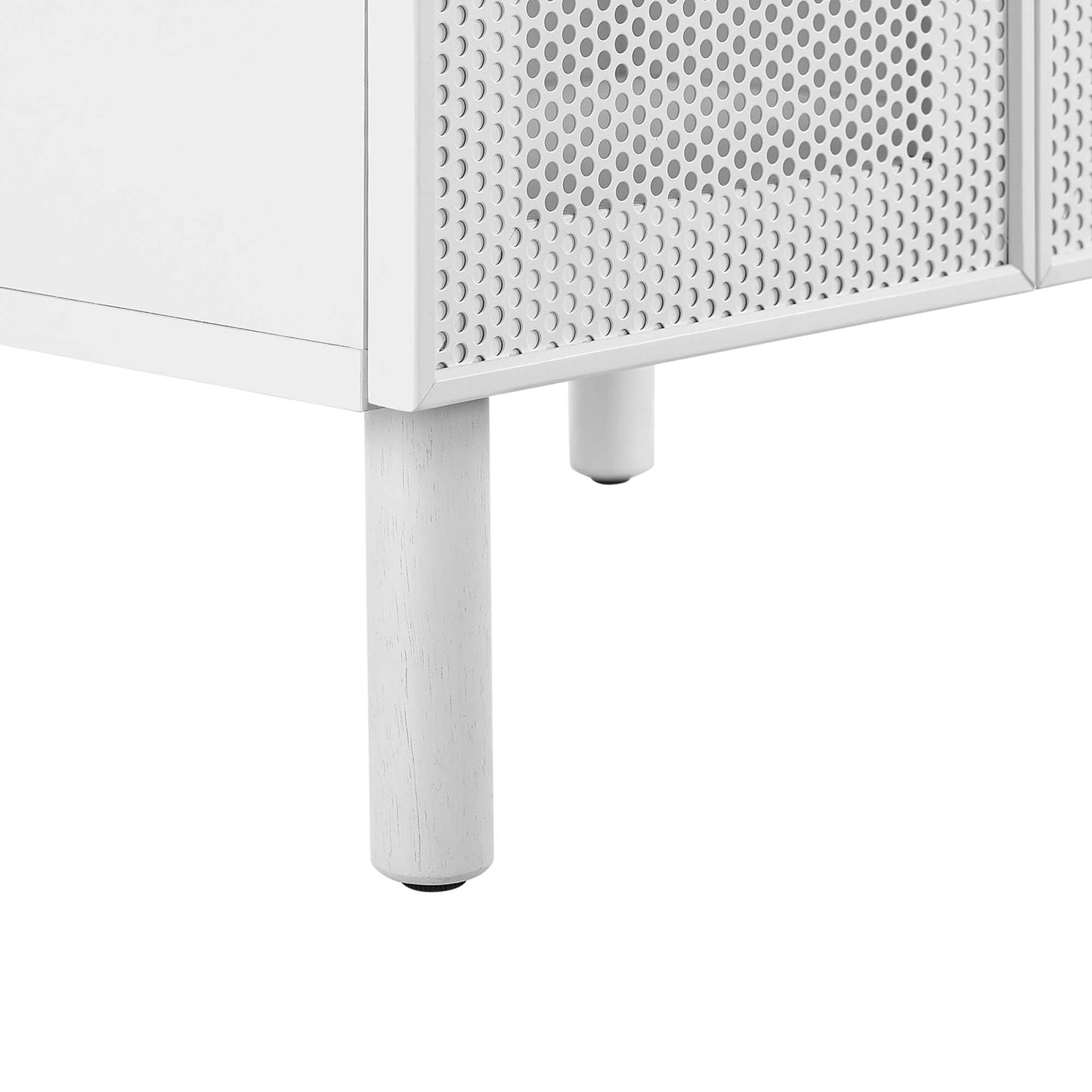 Calla 24" Perforated Metal Bathroom Vanity by Modway EEI-6679-BLK-WHI