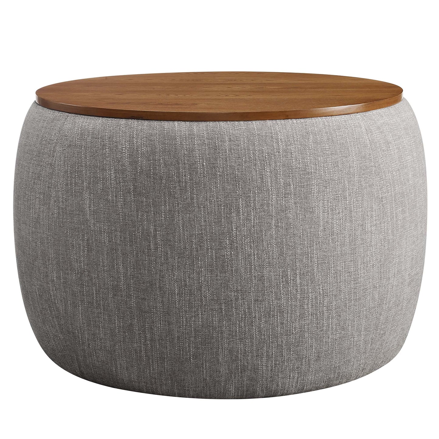 Perla Woven Heathered Fabric Upholstered Storage Ottoman by Modway EEI-6688-HEW